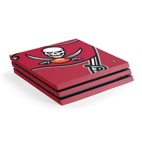 NFL Tampa Bay Buccaneers Large Logo PS4 Pro Console Skin